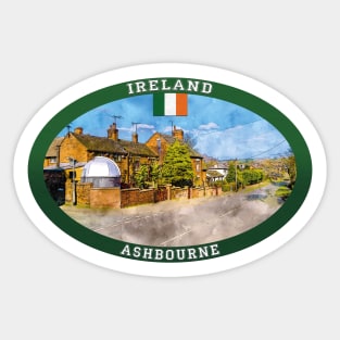 Ashbourne Ireland Travel Sticker